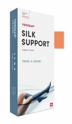 Venosan Silk Support a-d socks L apricot