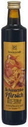 SONNENTOR Schwarztee-Pfirsich Sirup BIO