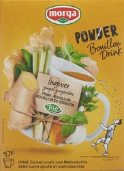 morga PowerPowder BouillonDrink Ingwer Bio