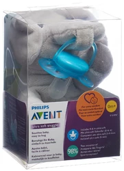 Philips Avent Snuggle + ultra soft Elefant türkis