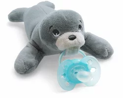Philips Avent Snuggle + ultra soft Robbe türkis