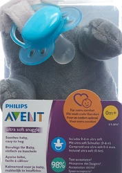 Philips Avent Snuggle + ultra soft Robbe türkis