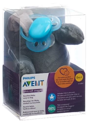 Philips Avent Snuggle + ultra soft Robbe türkis