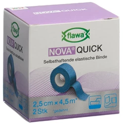 flawa Nova Quick kohäsive Reissbinde 2.5cmx4.5m blau