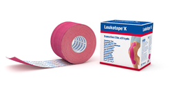 Leukotape K bande taping de kinésiologie 5mx5cm rose