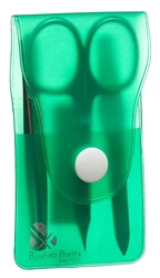 Borghetti Set manucure de voyage 3 pièces couleurs assorties