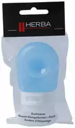 Herba Silikon Reiseflasche mit Saugnapf 37ml blau
