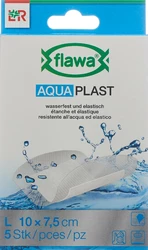 flawa Aqua Plast Pflasterstrips 7.5x10cm wasserfest
