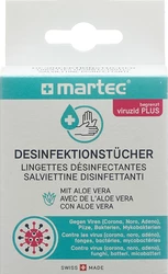 martec Desinfektionstücher mit Aloe vera