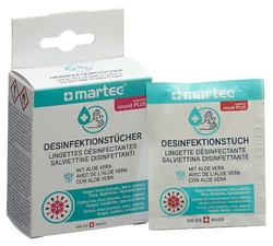 martec Desinfektionstücher mit Aloe vera