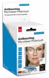 POLYCLEAN Antibeschlag Microfaser Poliertuch 10 Stunden 160 Anwendungen