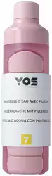 YOS Bottle Wochendispenser 375ml mit 7 Fächern pink