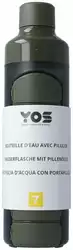 YOS Bottle Wochendispenser 375ml mit 7 Fächern grün