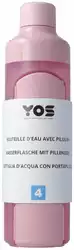 YOS Bottle Tagesdispenser 375ml mit 4 Fächern pink