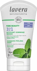 lavera 3en1 nettoyant gommage masque pure beauty