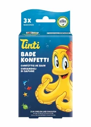 Tinti Badekonfetti 3er Pack deutsch/französisch/italienisch