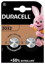 Duracell Batterie CR2032 3V Lithium B2 XL