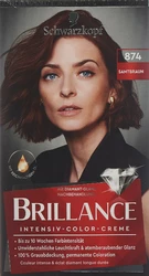 Schwarzkopf BRILLANCE 874 Samtbraun