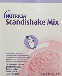 Scandishake Mix Pulver Erdbeere