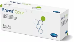 Rhena Color Elastische Binden 4cmx5m gelb offen