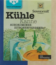 SONNENTOR Kühle Kanne Teepyramiden Schokominze-Zitronenverbene BIO