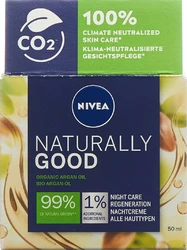 NIVEA Naturally Good Nachtcreme Bio Argan Öl