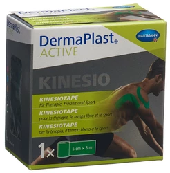 DermaPlast ACTIVE Kinesiotape 5cmx5m grün