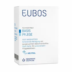 EUBOS Seife fest unparfümiert blau
