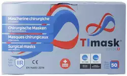 TImask Einweg-Medizinmaske Typ IIR kobaltblau