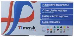 TImask Einweg-Medizinmaske Typ IIR kariert