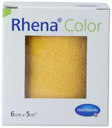 Rhena Color Elastische Binden 6cmx5m gelb