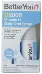 BetterYou D2000 Vitamin D Daily Oral Spray 2000 IE