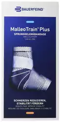 BAUERFEIND MalleoTrain Plus Aktivbandage Grösse 2 rechts titan