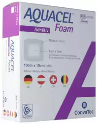 AQUACEL Foam adhäsiv 10x10cm