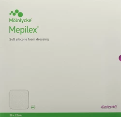 Mepilex Schaumverband Safetac 20x22cm Silikon