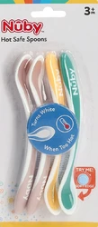 Nûby Breilöffel wärmesensitiv Soft Sensitive Flex gewölbt