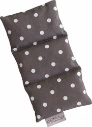 HERZZUCKER Traubenkernkissen 18x10cm Baby beige Punkte