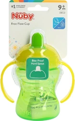Nûby Trinkbecher 2-1 Free Flow 240ml Röhrchen abnehmbar 9+