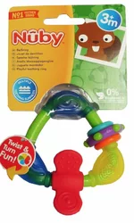 Nûby Soft-Hard Triangel Beissring mit beweglichen Elementen
