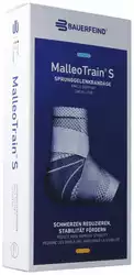 BAUERFEIND MalleoTrain S Aktivbandage Grösse 3 links titan