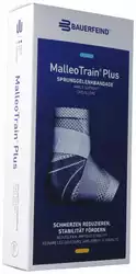 BAUERFEIND MalleoTrain Plus Aktivbandage Grösse 4 rechts titan