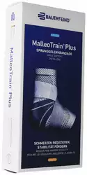 BAUERFEIND MalleoTrain Plus Aktivbandage Grösse 2 links titan