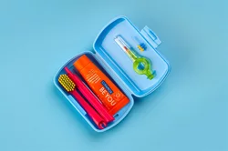 Curaprox Travel Set blau