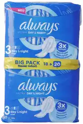 always Ultra Binde Night mit Flügeln BigPack