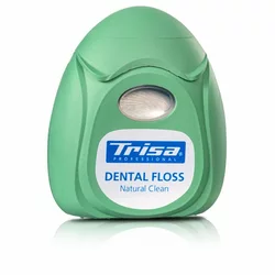 Trisa Natural Clean Zahnseide 40m mint