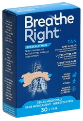 Breathe Right TAN Nasenpflaster L