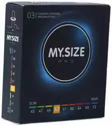 MY.SIZE PRO préservatif 53mm