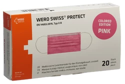 WERO SWISS Protect Maske Typ IIR pink