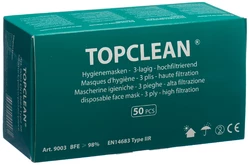 TOPCLEAN Mundschutzmaske 3-lagig Typ IIR