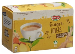 morga Ginger Lovers Tee mit Hülle Bio Knospe